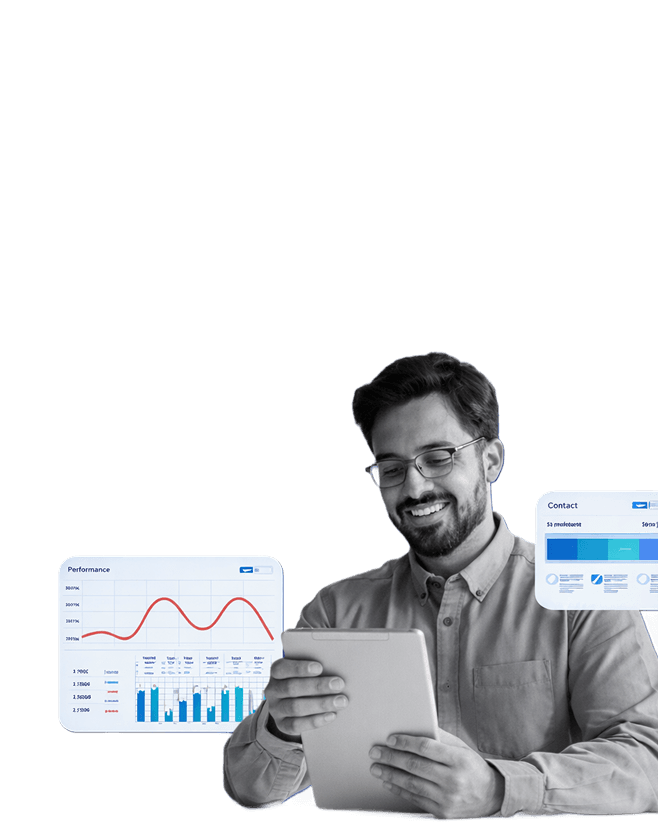Analytics dashboard with professional